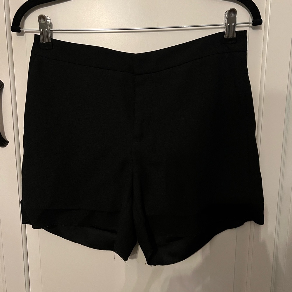 Kenneth Cole Black High Waist Shorts
